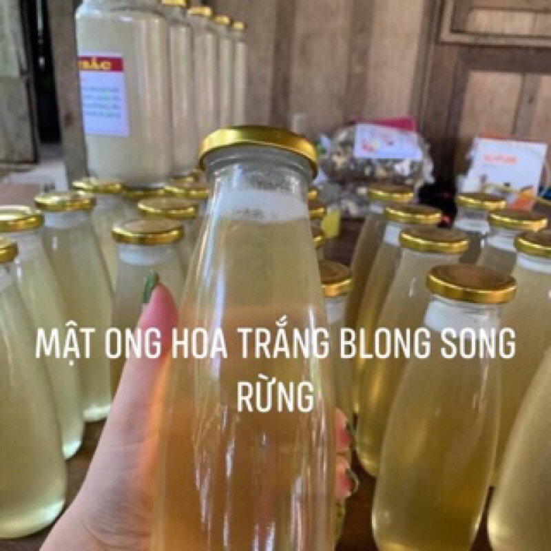 500ml mật ong trắng rừng blong song