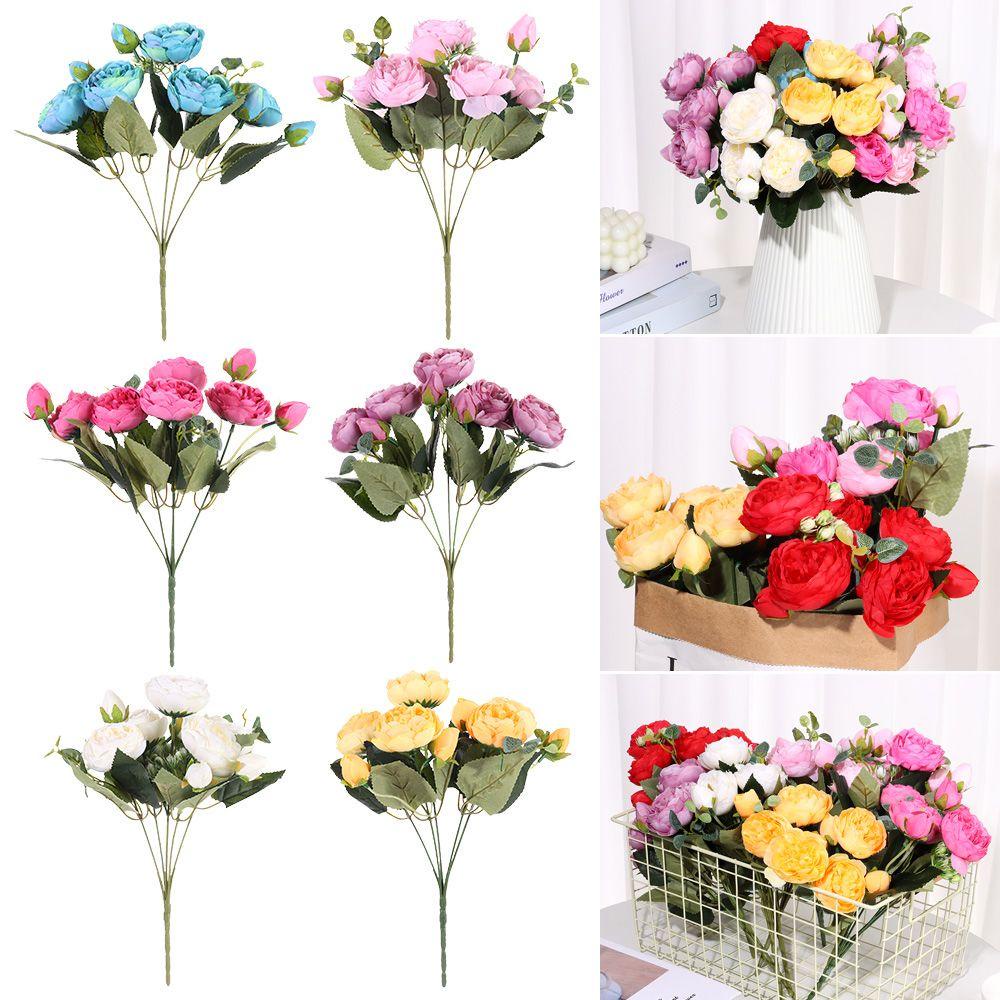 KUNHEV Hoa Mẫu Đơn Giả Trang Trí Tiệc Cưới