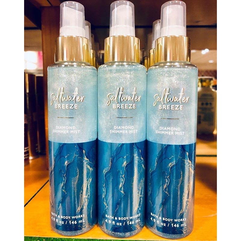 Xịt thơm Bath and Body work Salt Water Breeze có nhũ | BigBuy360 - bigbuy360.vn