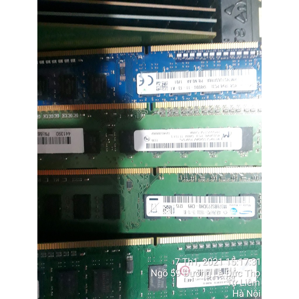 DD ram 3 dung lượng 4gb PC- Hàng tháo máy Bộ Nhật Mỹ