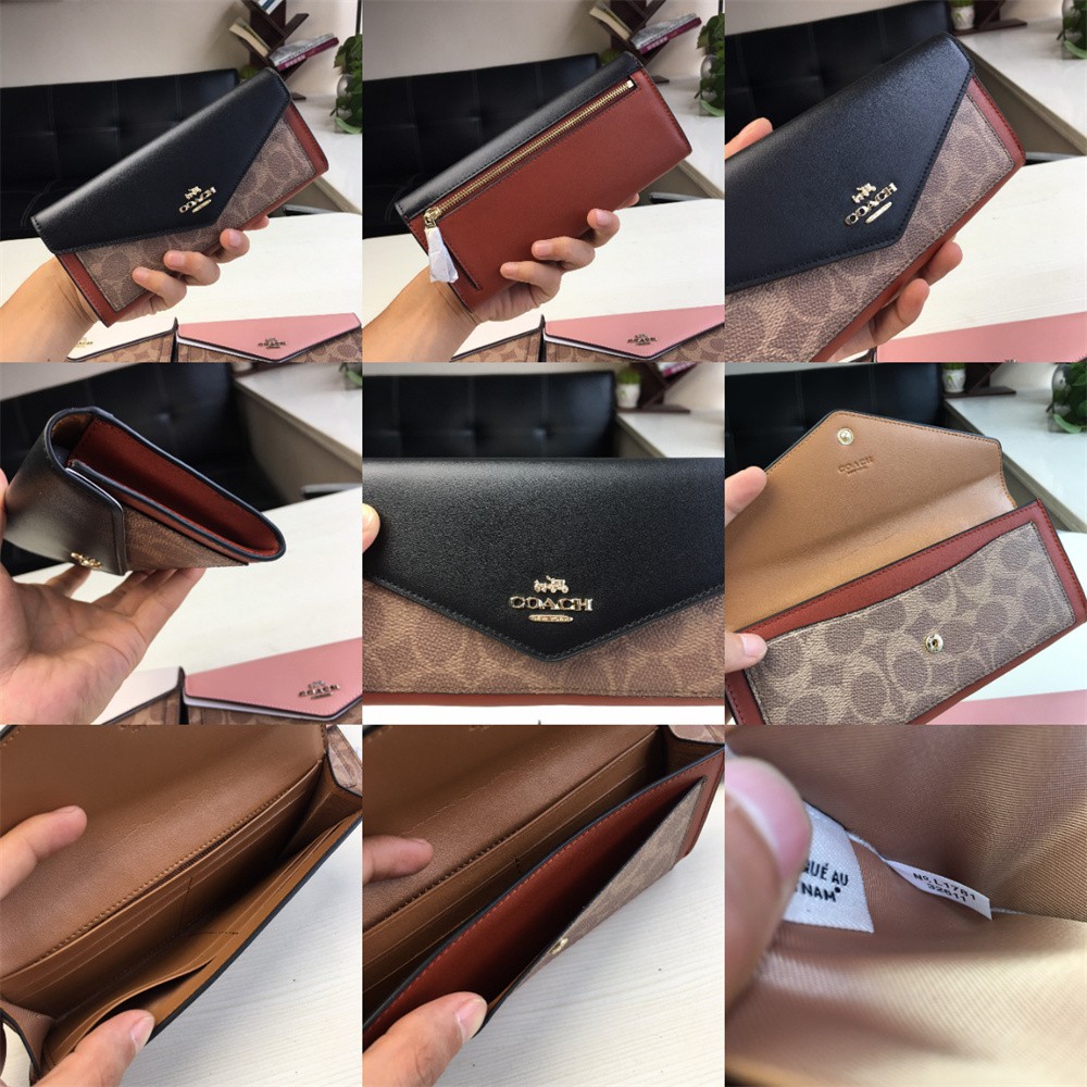Ví Dài Dạng Gấp Chất Liệu Canvas Có Khóa Kéo Cho Nữ 31547 32611 3034 57715