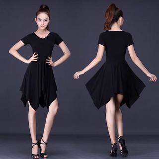 Đầm khiêu vũ latin ngắn tay