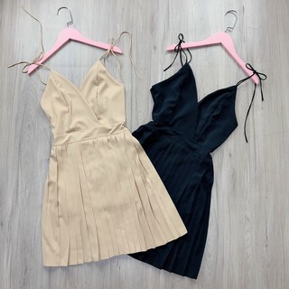 Đầm Hai Dây Dập Ly