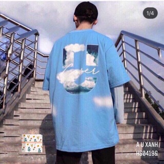 Áo thun U xanh - HS