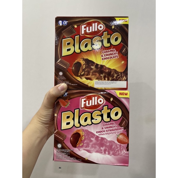 Bánh Quế Fullo Blasto Phủ Socola 270g Hộp 15pcs x 18g