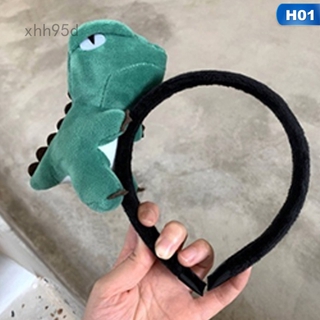 Băng đô cài tóc rửa mặt hình khủng long dễ thương vui nhộn xhh95d