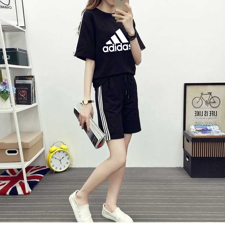 Set Áo Thun + Quần Short Thể Thao Adidas Size L-5Xl Cho Nam Nữ