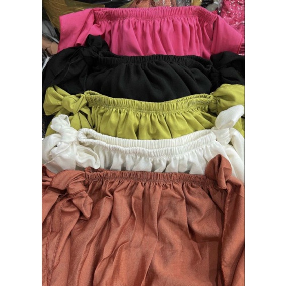 ÁO NƠ TAY NHIỀU MÀU