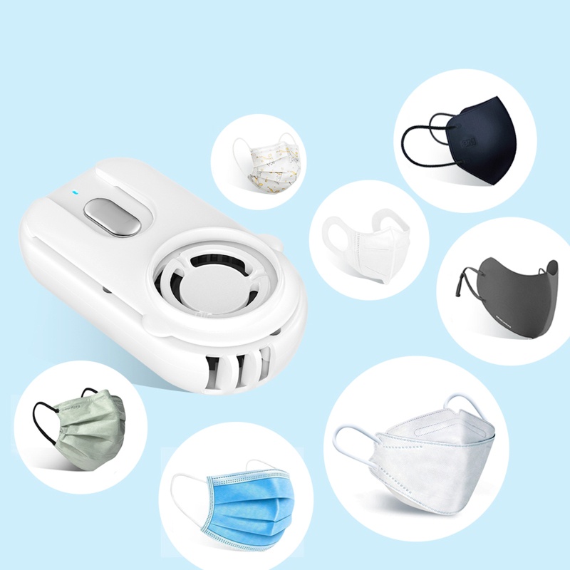 Quạt Điện Lọc Không Khí Dạng Kẹp Có Thể Sạc Lại Bằng Cổng USB Dành Cho Mọi Mùa