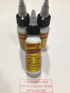 Mực tập xăm mầu trắng White