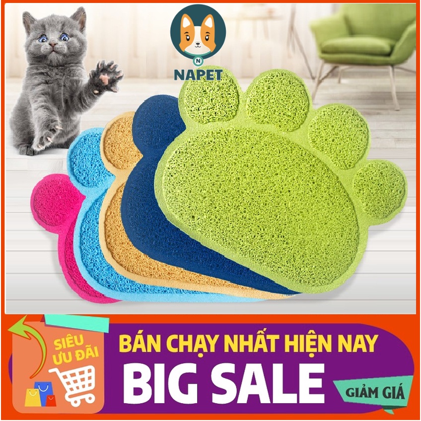 Thảm lót chùi chân cho mèo  giúp giữ vệ sinh nơi mèo cưng của mình sinh hoạt và không gian nhà