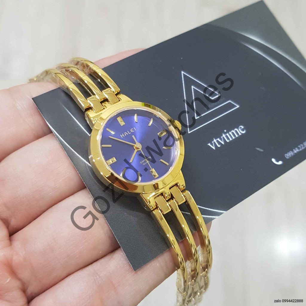 Đồng hồ nữ Halei máy Nhật mạ vàng dây kim loại -Gozid.watches | BigBuy360 - bigbuy360.vn