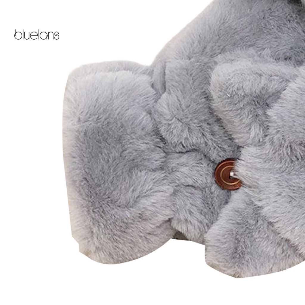 1 Đôi Găng Tay Chống Gió Mùa Đông Hình Mèo Hoạt Hình Lật