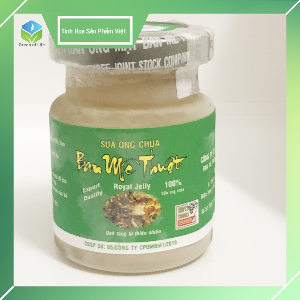 Sữa Ong Chúa 100gr tên khoa học Fresh Royal Jelly tác dụng bổ dưỡng, bồi bổ cơ thể, tăng cường sinh lực, chống lão hóa