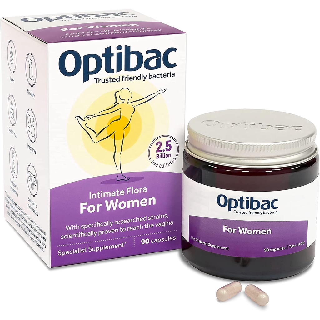 Men vi sinh Optibac tím - Optibac For Women Probiotics - 30/90 viên