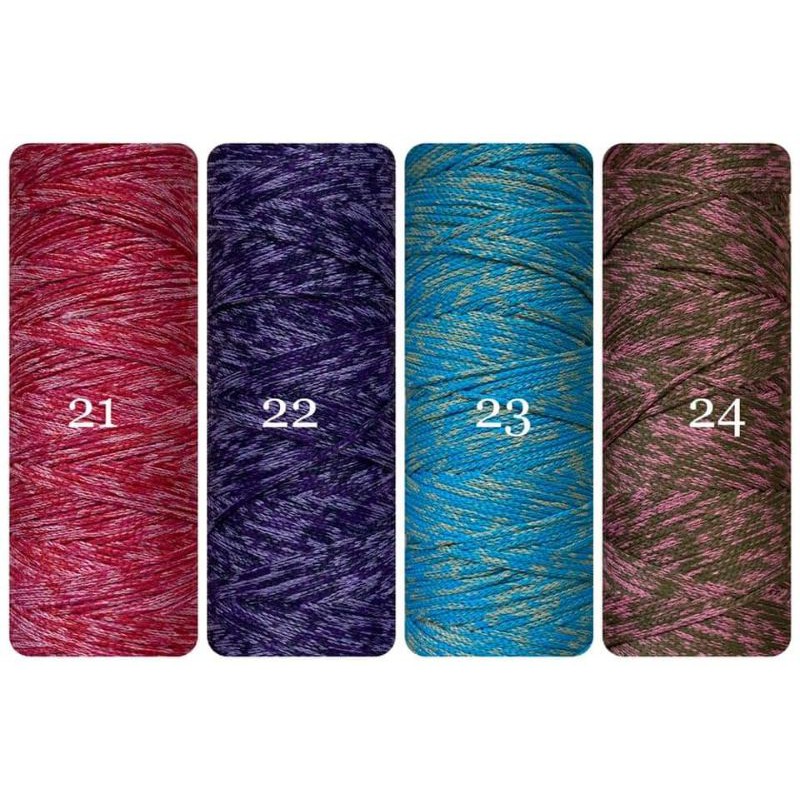 Sợi dệt màu loang 2mm