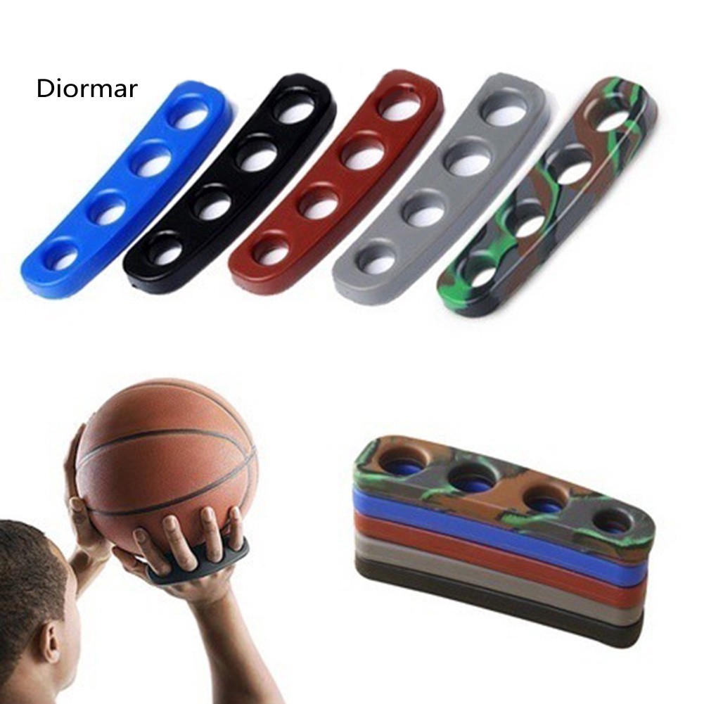 Dụng cụ hỗ trợ tập ném bóng rổ đúng tư thế có 4 lỗ bằng silicone tiện dụng
