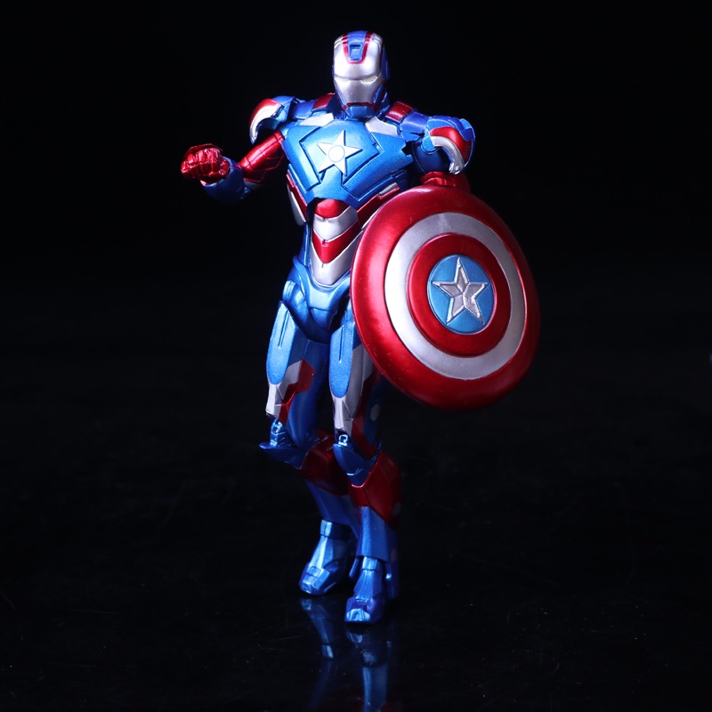 Mô hình đồ chơi nhân vật Iron man người sắt Patriot Tony Stark hãng Zd Toy - Avengers, infinity war