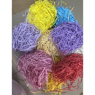 Mix 3 màu bất kì giấy rơm giấy vụn lót hộp quà tặng - Giấy chống sốc lót hộp quà