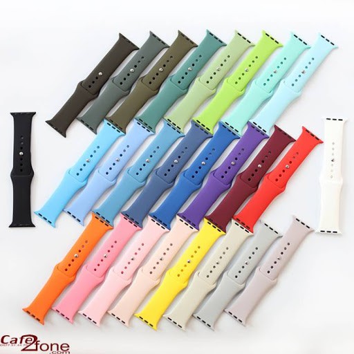 DÂY ĐỒNG HỒ CAO SU APPLE WATCH SPORT BANDS CAO CẤP FULL SIZE 1 2 3 4 5 38mm 40mm 42mm 44mm