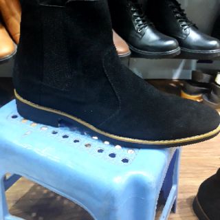 giày chelsea boot da lộn
