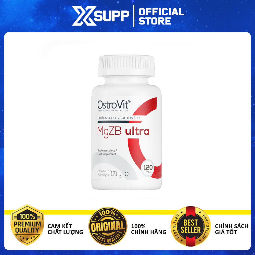 Ostrovit ZMA mgzb Ultra 120 Viên