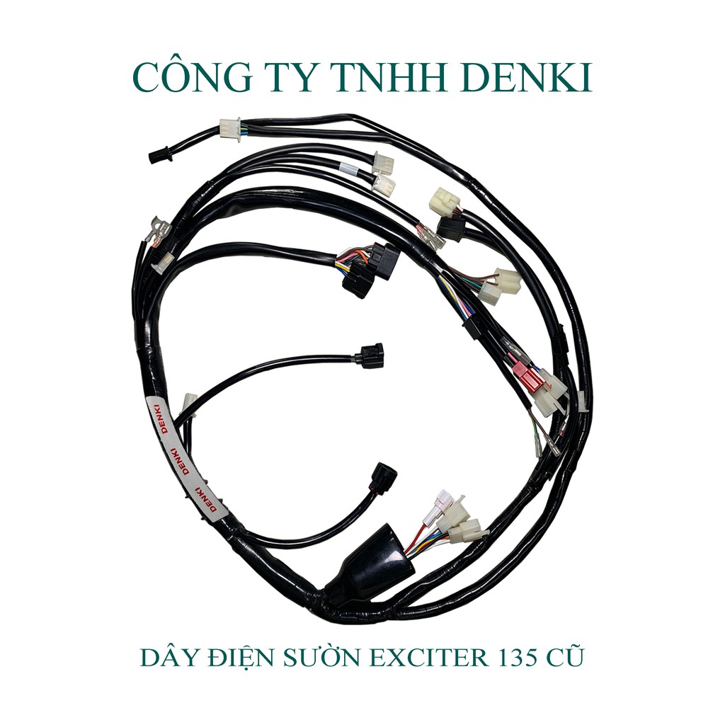 Dây Điện Sườn Xe Exciter 135 Cũ 2006-2010 (Đời 4 Số) DENKI