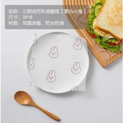 SET 50 TỜ GIẤY LÓT BENTO