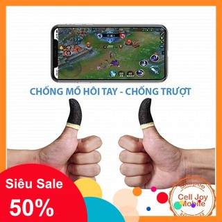 Sẵn hàng-Bộ bao 2 ngón tay chuyên dụng chơi game mobile chống ra mồ hôi tay-Hàng cao cấp