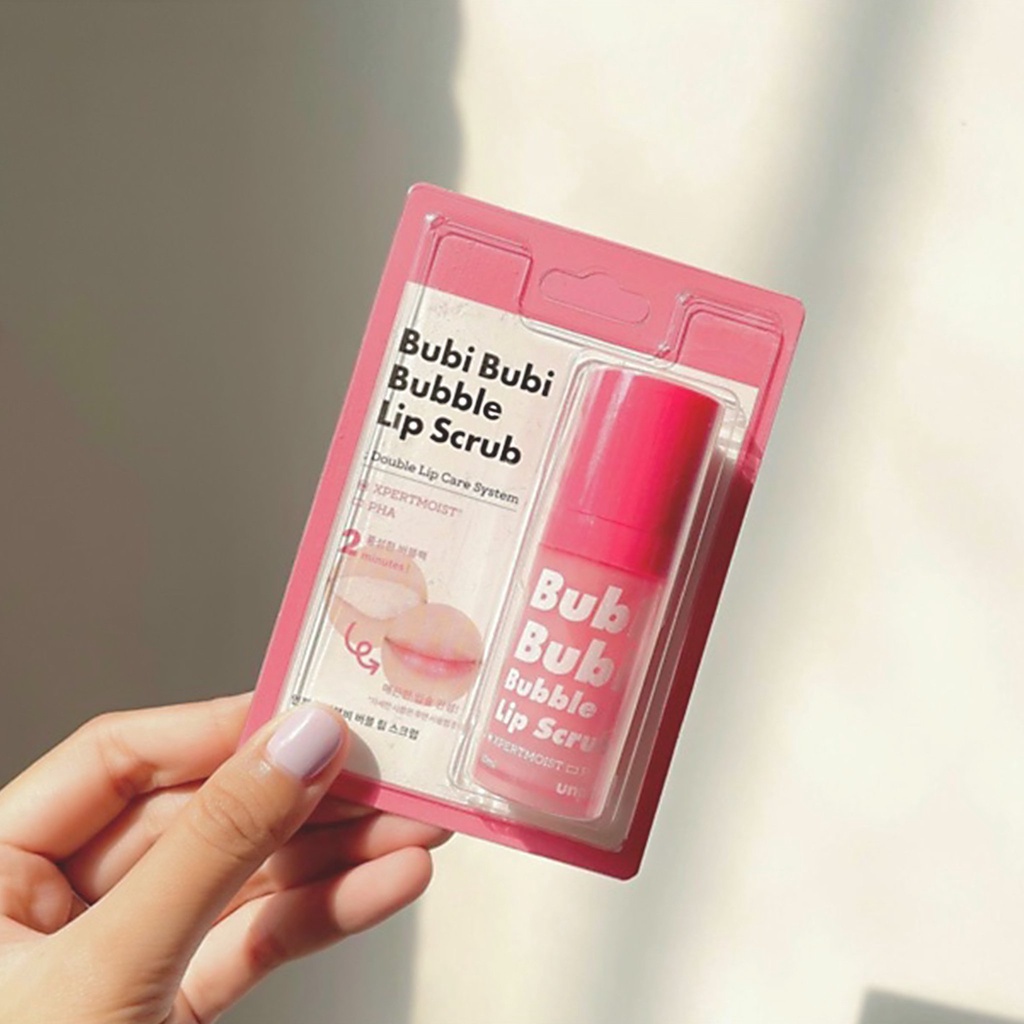 Tẩy da chết sủi bọt cho môi Lip Scrub 10ml lành tính, siêu mềm môi - My_pham_mini