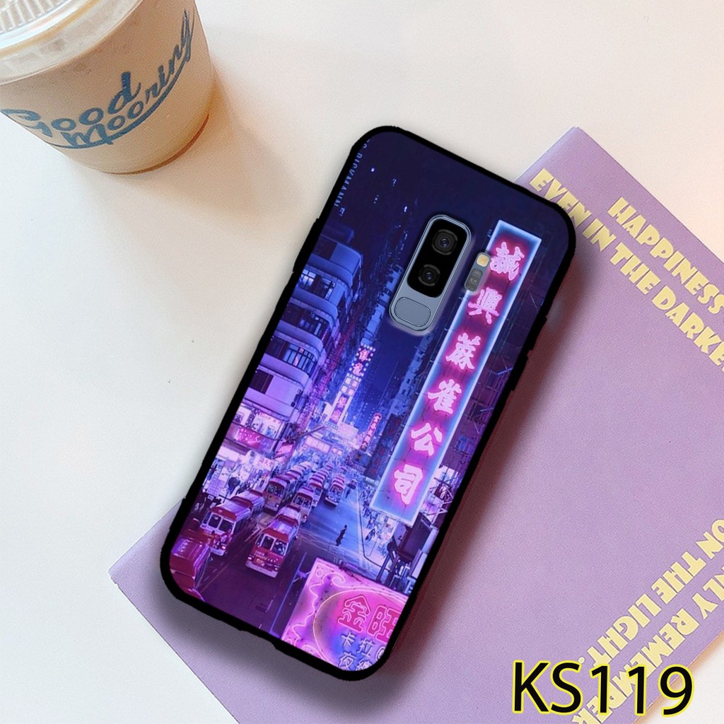 Ốp lưng Samsung S8/S8 Plus/S9/S9 Plus in hình Thành phố về đêm siêu đáng yêu, độc, lạ_KINGSTORE.HN_Ốp SS S8/S8P/S9/S9P