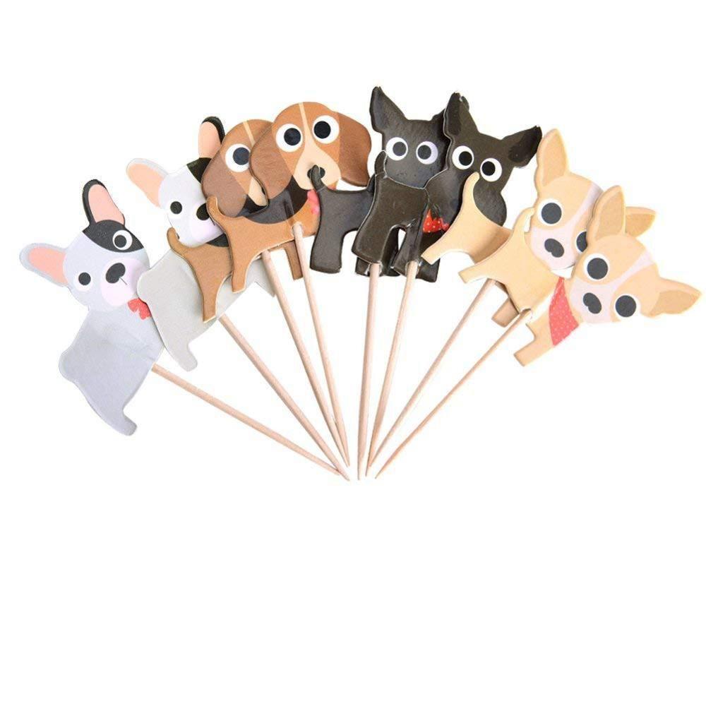 LLOYD Topper Cắm Trang Trí Bánh Kem Hình Chú Chó Hoạt Hình