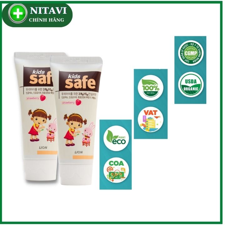 Kem Đánh Rắng Trẻ Em Kids Safe Hàn Quốc_Sản Phẩm Chăm Sóc Răng Miệng Của Trẻ Số 1 Trên Thị Trường