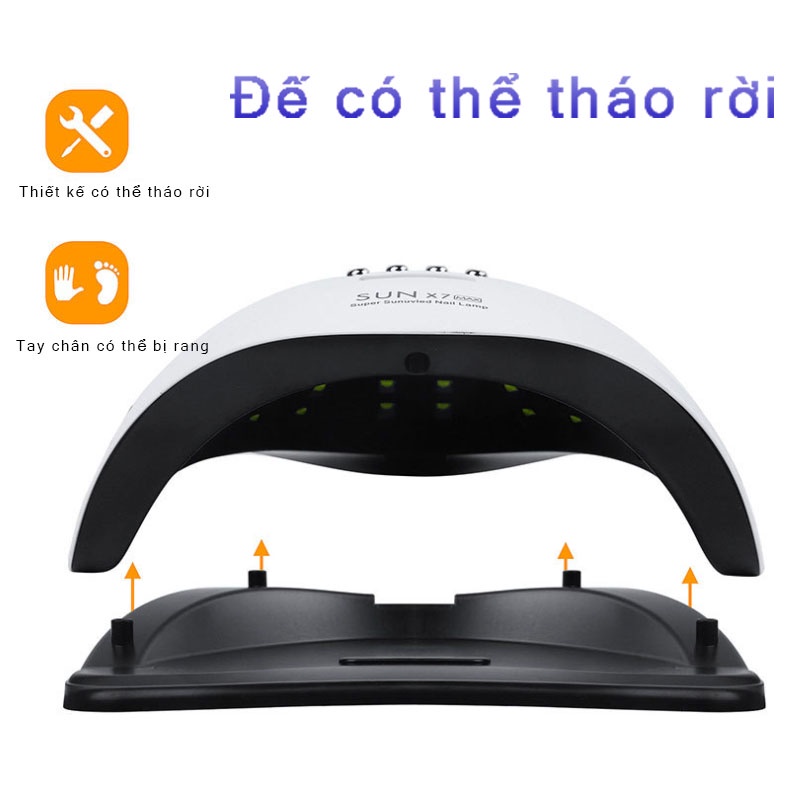 Máy hơ gel SUN X5 X7 Plus 48W/120W/150W/180W/220W dùng hơ khô gel móng nail