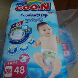 tã dán goon slim các sz Nb48 S44