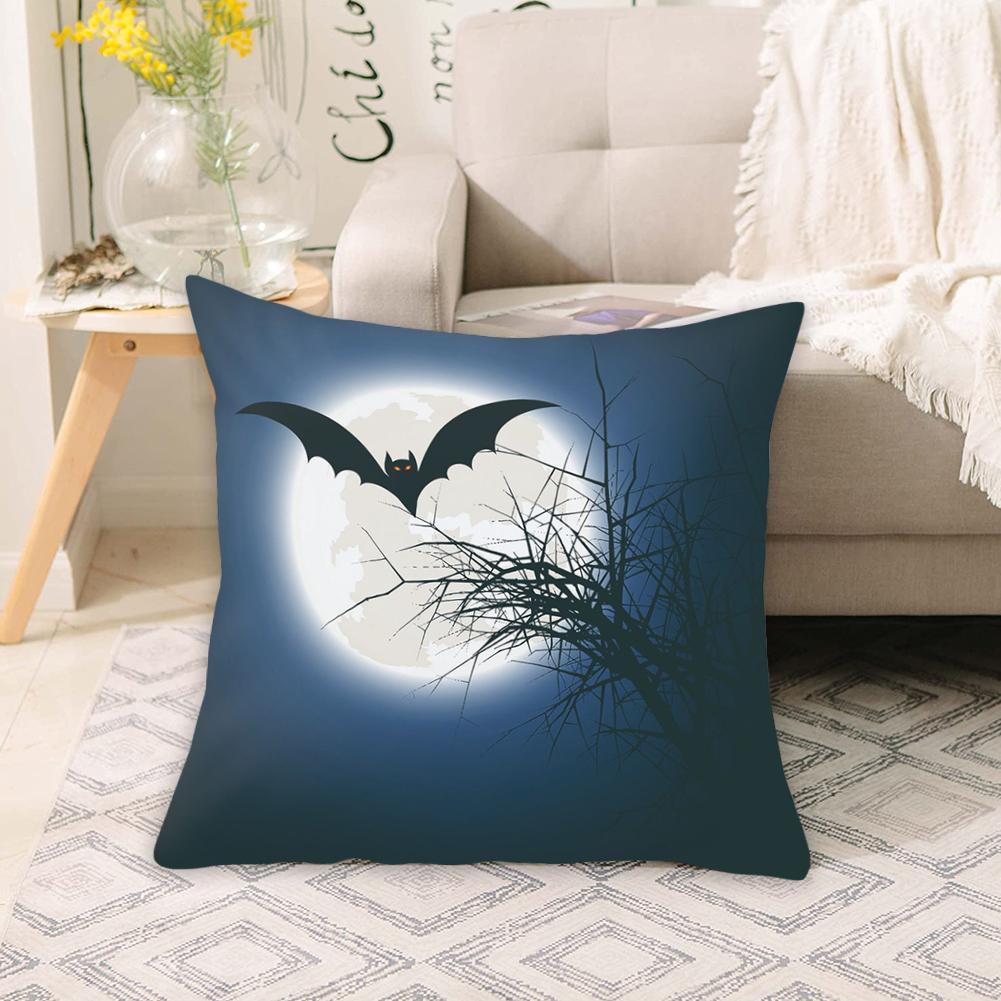 Vỏ Áo Gối Sofa Trang Trí Phong Cách Halloween 45x45cm