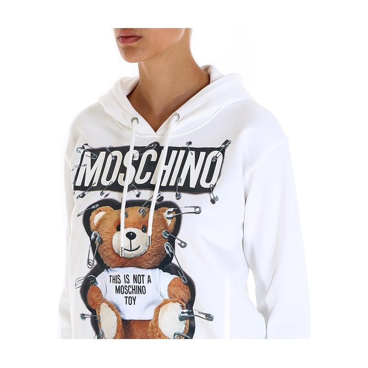 Áo Hoodie Moschino In Chữ Thời Trang Cho Cặp Đôi # 111