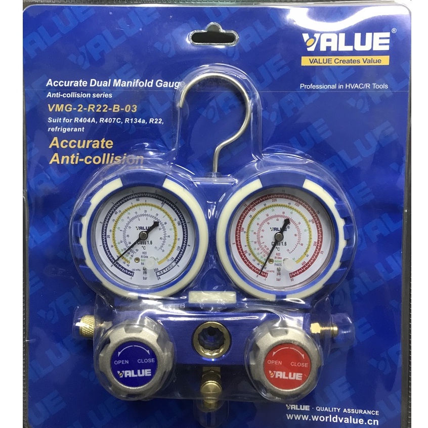 Đồng Hồ Gas Đôi VALUE Model VMG-2-R22-B