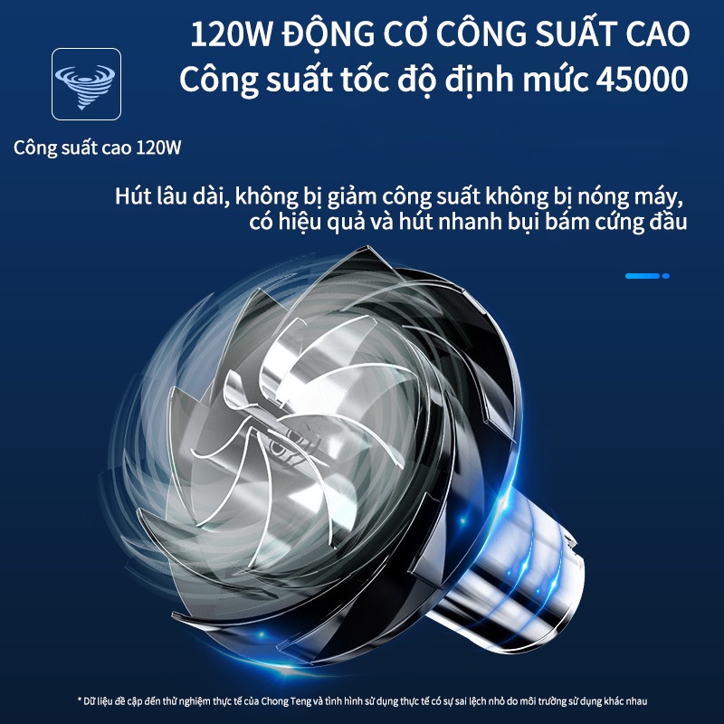Máy hút bụi ô tô,Máy hút bụi cầm tay mini điện áp cho ô tô cực khoẻ， trọng lượng máy nhẹ thuận tiện cho việc sử dụng và