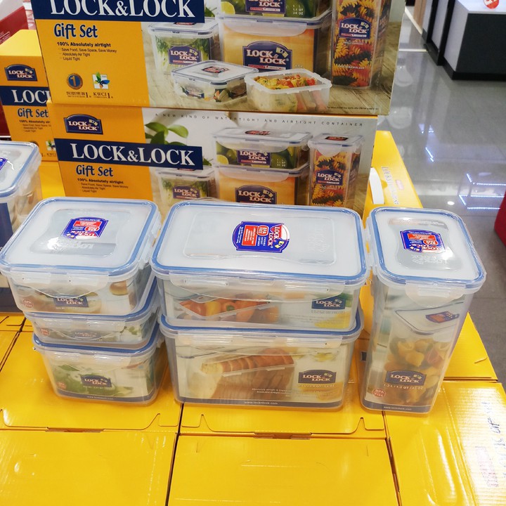 Bộ hộp nhựa Lock&Lock 6 món HPL818SHP