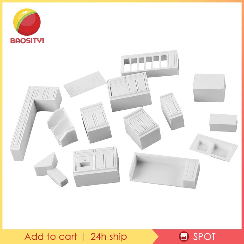 Mô Hình Tủ Bếp Mini Tỉ Lệ 1: 25 Trang Trí Nhà Búp Bê