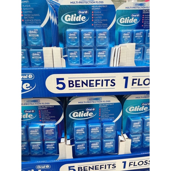 Set 6 hộp Chỉ Nha Khoa OralB Glide Advanced mỗi hộp 44m