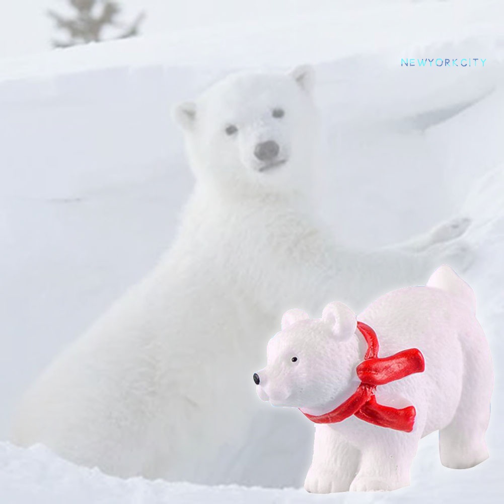 Mô Hình Gấu Bằng Nhựa Resin Trang Trí Vườn DIY