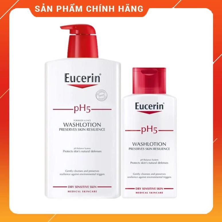 Sữa tắm Eucerin pH5 Washlotion 1000ml dành cho mọi làn da và da nhạy cảm