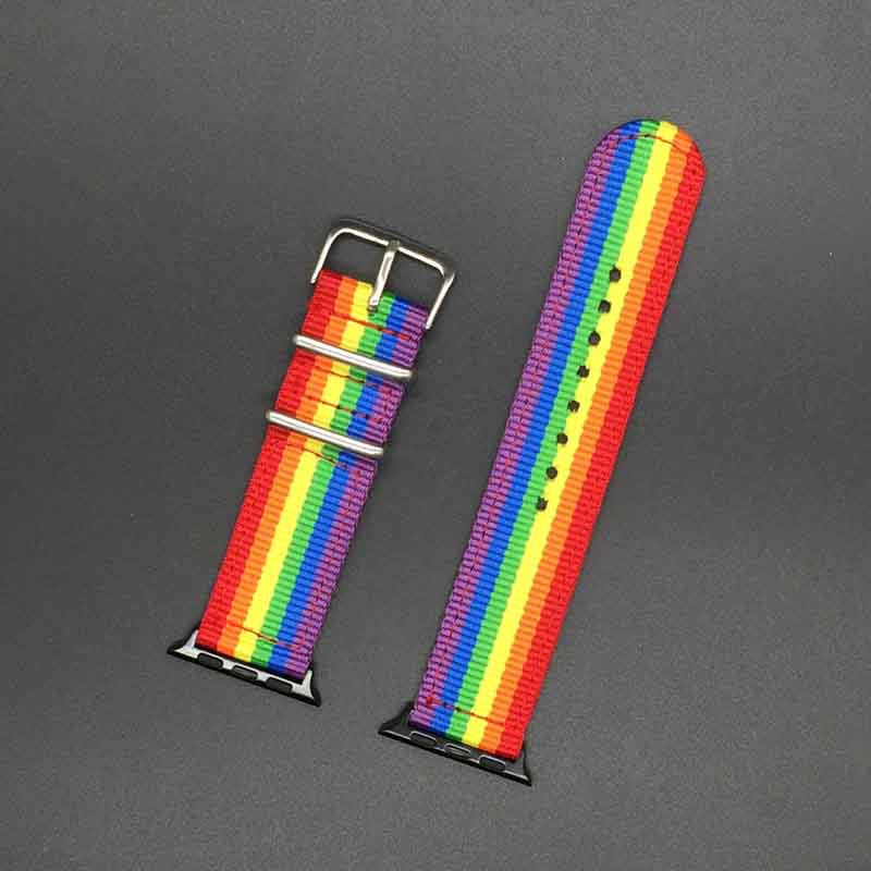 Dây Đeo Đồng Hồ Bằng Silicone Nhiều Màu Cho For iWatch 38mm 42mm 40mm 44mm 41mm 45mm iwatch 7/6/5/4/3/2/1