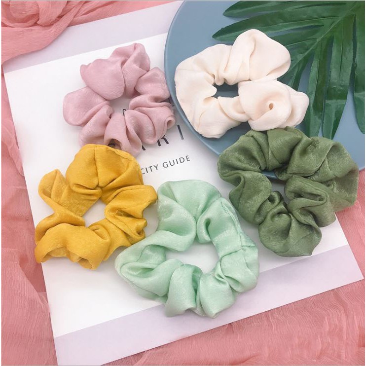 _Dây cột tóc vải scrunchies màu xinh HOT TREND Orin K802 K803 K804 K805 K806 K955 K956