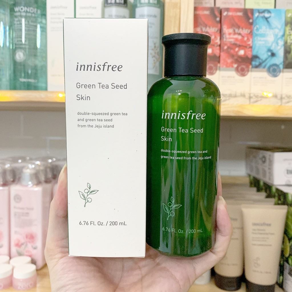 Nước Hoa Hồng Trà Xanh Innisfree The Green Tea Seed Skin 200ml.