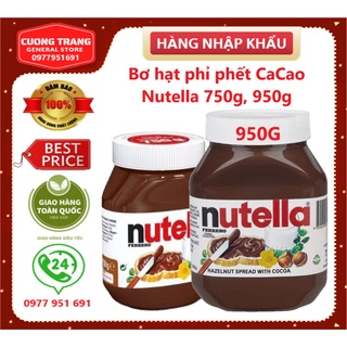 Bơ hạt phỉ phết CaCao Nutella 750g, 950g Mỹ Big thumbnail