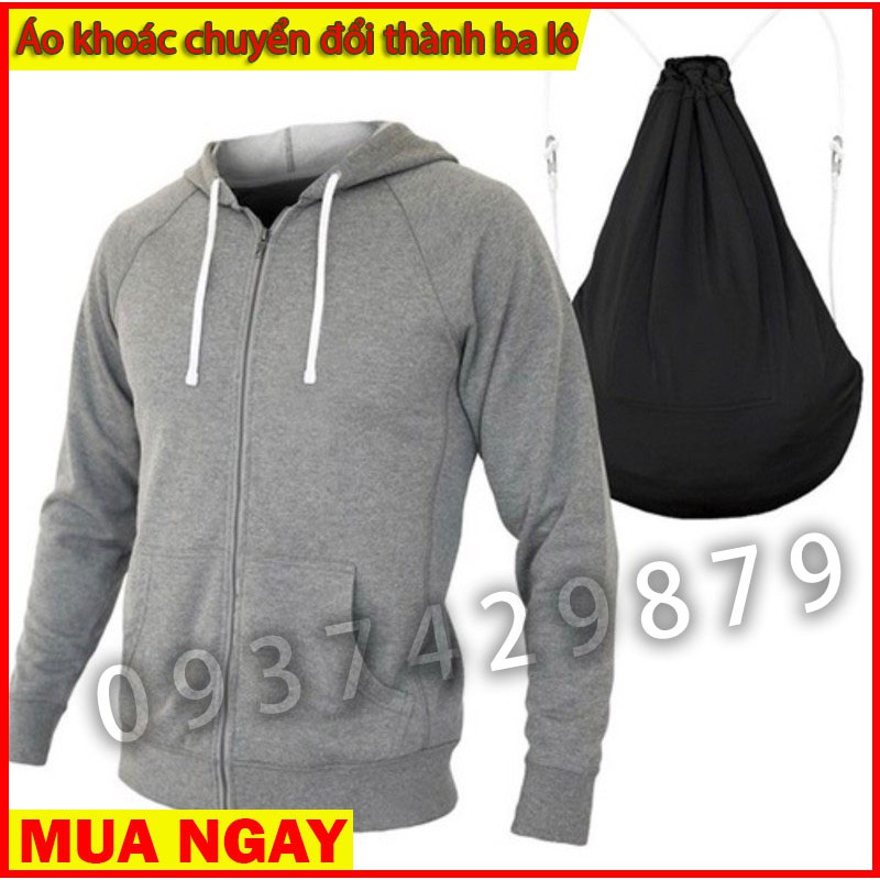 Áo khoác 💖chống nắng💖 chuyển đổi thành ba lô có video | BigBuy360 - bigbuy360.vn