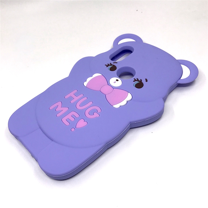 Ốp Điện Thoại Silicon Mềm Hình Gấu 3D Cho Xiaomi Redmi Note 10 Note 8 Pro 9s 9A 9C